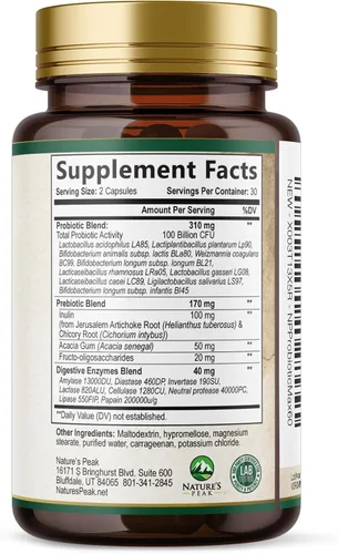 Miniatura 8 de Probióticos 100 mil millones de UFC por porción, 16 cepas probióticas de primera calidad, apoyo inmunológico, salud intestinal, estreñimiento