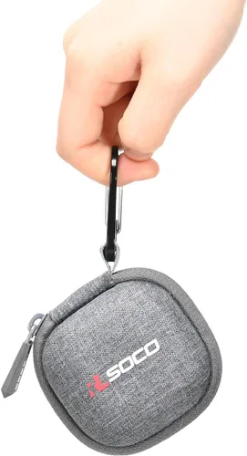 Miniatura 6 de RLSOCO Funda rígida para JBL Tune 225TWS/Tour PRO+/Live PRO+ True Wireless Earbud - Gris Bolsa de almacenamiento a prueba de golpes, a prueba