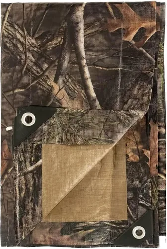 Miniatura 11 de LOOGU Lona impermeable resistente, cubierta de poliéster multiusos de camuflaje de árbol biónico