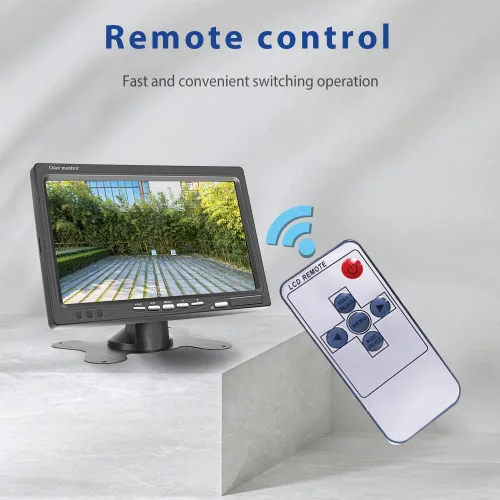 Miniatura 8 de Cámara de respaldo inalámbrica solar magnética WiFi para camiones/RV/remolque, cámara de visión trasera recargable 1080P Hikity, cámara inversa