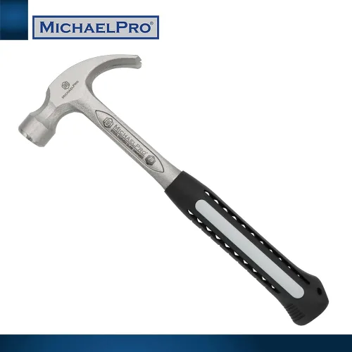 Miniatura 8 de MichaelPro Martillo de garra de 20 onzas, martillo curvado sólido de acero resistente de una pieza, diseño de mango que absorbe los golpes, agarre