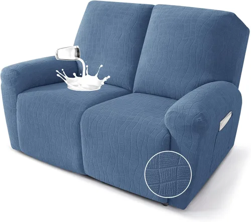 Miniatura 32 de MAXIJIN Fundas impermeables para sillas reclinables pequeñas de 3 piezas, fundas reclinables que se mantienen en su lugar, fundas reclinables Lazy