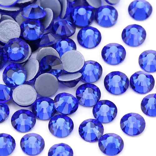 Miniatura 52 de 2880 diamantes de imitación termoadhesivos de imitación de cristal con parte trasera plana para manualidades, manualidades, ropa, zapatos