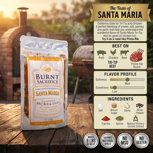 Miniatura 6 de Burnt Sacrifice Big 7 BBQ Rub Spices and Seasonings Set (7 paquetes de 3.5 onzas) Celebra la herencia estadounidense, gran regalo para hombres o papá