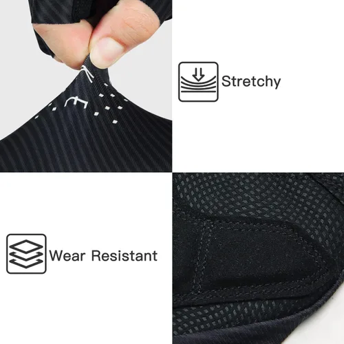 Miniatura 4 de Souke Sports Cycling Gloves Road Bike Light Weight Padded Half Finger Gloves Biking Bicycle Breathable Anti-Slip Shock-Absorbing Gloves for Men Women