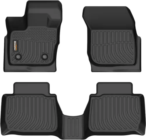 Miniatura 83 de Alfombrillas de TPE para Toyota Highlander 2014-2019 7 y 8 asientos, protección para todo tipo de clima, forros de piso de automóvil resistentes