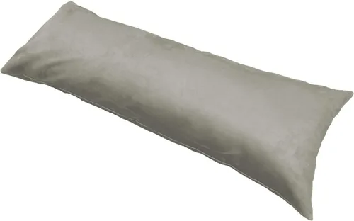 Miniatura 24 de MoonRest Funda de almohada clásica de microgamuza para el cuerpo, felpa ultrasuave, cremallera oculta de 20 x 54 pulgadas, color beige