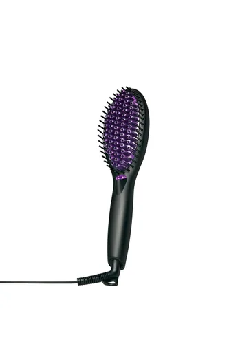 InStyler Straight Up Max - Cepillo alisador de cerámica con potentes placas térmicas de cerámica para cabello suave y sin encrespamiento, para tipos