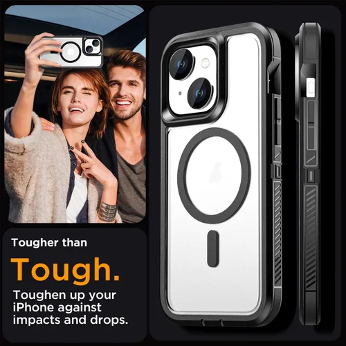 Miniatura 4 de AICase Funda para iPhone 13/14/16e [Compatible con Magsafe], Protección contra caídas de alta resistencia, Defensa multicapa, Grado militar