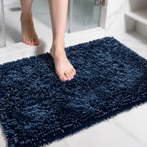 Miniatura 112 de Yimobra - Alfombra grande para baño antideslizante de 36x24 pulgadas, extra gruesa y suave, absorbente de felpilla, alfombras de baño lavables a