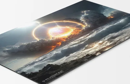 Miniatura 3 de Iconic Wonders - Tapete de juego Wrath of God 24 x 14 pulgadas, tapete de juego MTG personalizado único inspirado en tarjetas