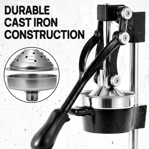 Miniatura 4 de Exprimidor de cítricos de hierro fundido de cocina, exprimidor manual de naranja, exprimidor de encimera resistente para limón, naranja, fácil