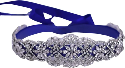 Miniatura 15 de azaleas Cinturón de boda fino de cristal para mujer, cinturón de novia para boda, dama de honor, accesorios de vestido de niña de las flores, 16