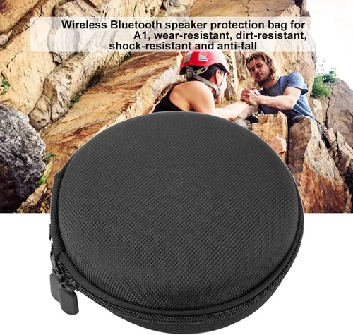Miniatura 8 de Zerone Bolsa de transporte para altavoz Bluetooth B&O, bolsa protectora de altavoz con mosquetón para actividades al aire libre