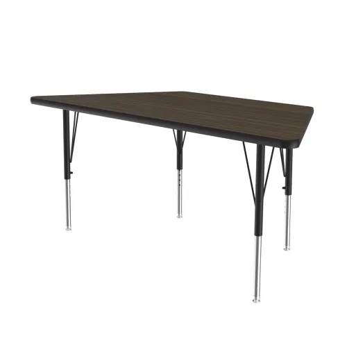 Miniatura 33 de Correll Mesa de Actividades Rectangular para Aula de 24"x36", Altura Ajustable (19"-29"), Granito Negro Laminado Térmico Fusionado Duradero
