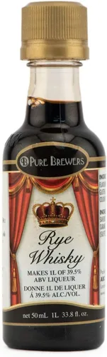 Pure Brewers RYE WHISKEY ESSENCE (1.7 fl oz | 1.69 oz) Aromatizante para alcohol neutro