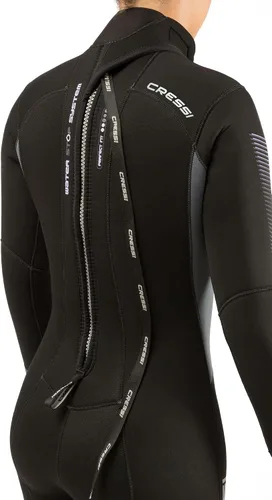Miniatura 4 de Cressi Traje de neopreno completo para mujer con cremallera trasera para buceo y actividades acuáticas - Rápido 0.276 in: Diseñado en Italia