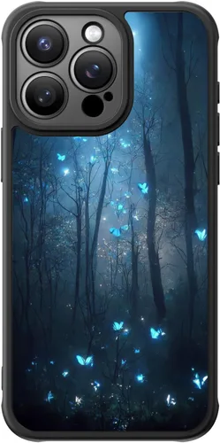 Miniatura 52 de FUNMIKO Funda para iPhone 16 Plus, carga inalámbrica y protección de grado militar, diseño floral moderno para mujeres y niñas, funda antideslizante