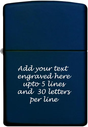 Miniatura 24 de Encendedor de aceite personalizado ZIPPO clásico a prueba de viento grabado (hielo negro)