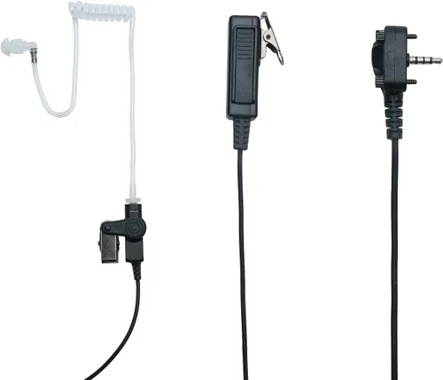 Miniatura 8 de VX-261 Auricular para Motorola Vertex Yaesu Standard VX-230 VX-231 VX-298 VX-350 VX-351 VX-180 EVX-531 2 Way Radio Walkie Talkie Kit de vigilancia