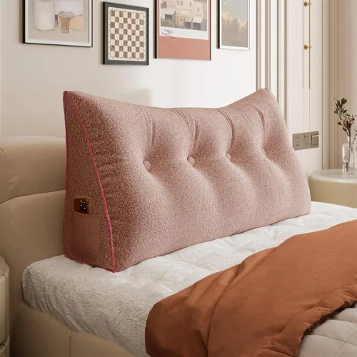 Miniatura 41 de Almohada de Cuña Engrosada de 10 libras para Cabecero Posicionador Corporal Almohada de Cuña para Cama Soporte de Respaldo Almohada Triangular