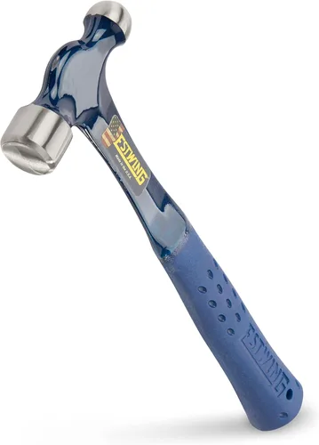 Miniatura 11 de ESTWING Martillo de bola - Herramienta para trabajar metales de 32 oz con construcción de acero forjado y agarre de reducción de golpes - E3-32BP