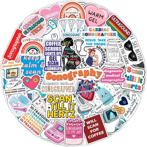 Miniatura 50 de BulbaCraft Pegatinas Punk Rock - Pegatinas de Banda para Adultos, Adhesivos Autoadhesivos e Impermeables, Pegatinas Punk Rock para Laptops