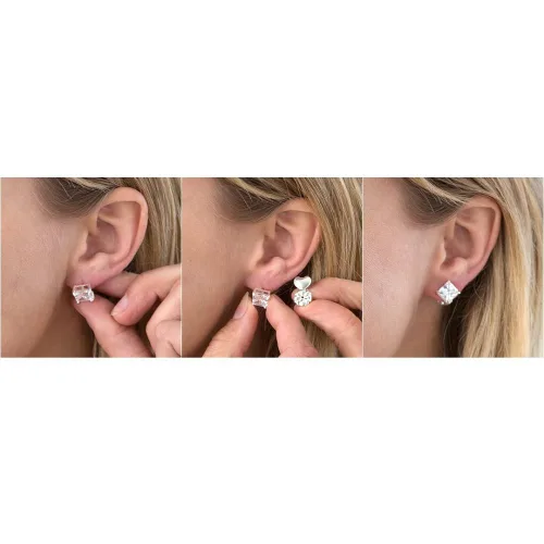 Miniatura 8 de Magic Bax - Elevadores de pendientes 2 pares de elevadores de pendientes hipoalergénicos ajustables