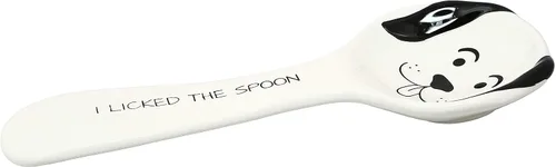 Miniatura 3 de Pavilion Gift Company - Perro lamió la cuchara-10 cucharas resto, 10", blanco
