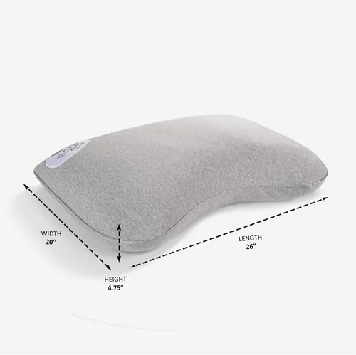 Miniatura 9 de Bedgear Flow Cuddle - Almohada curvada – Tamaño 0.0 – Almohada transpirable para dormir de lado – Almohada de cama suave – Funda hipoalergénica