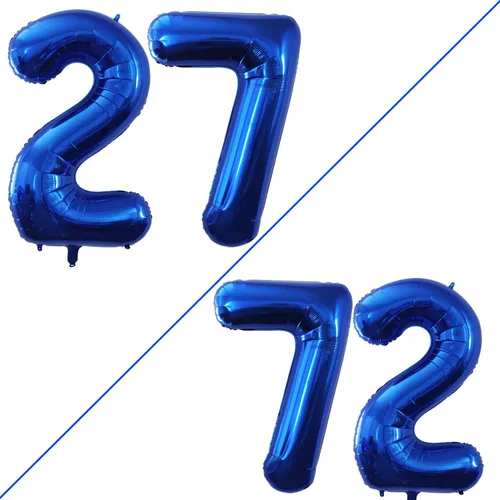 Miniatura 309 de Goer, conjunto de globos de papel aluminio para decoraciones de cumpleaños, globos de las letras de feliz cumpleaños y de números Oro