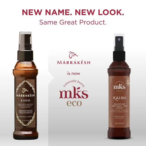 Miniatura 2 de Earthly Body MKS eco Kahm - Tratamiento suavizante para el cabello, aroma original, proteína de queratina vegetal, aceite de argán marroquí, aceite