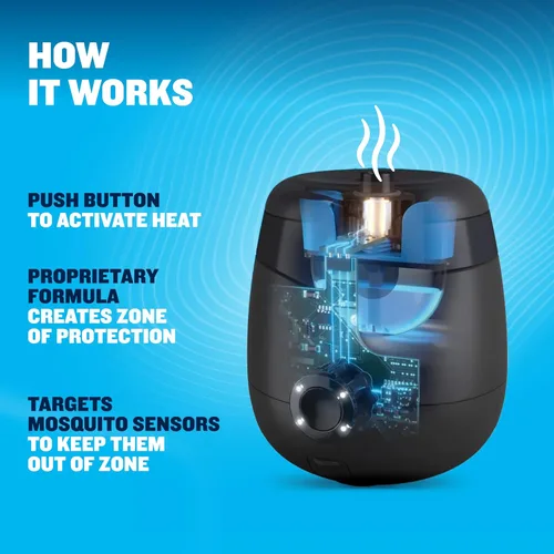 Miniatura 5 de Thermacell E55 Repelente de mosquitos recargable, repelente de mosquitos altamente eficaz y recargable