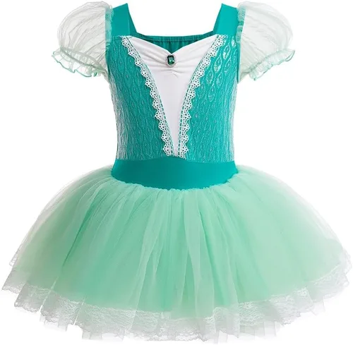 Miniatura 45 de MYRISAM - Maillots de princesa para niñas, tutú de ballet, vestido de bailarina con falda, para cumpleaños, fiesta elegante, disfraces de Halloween