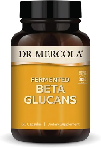 Dr. Mercola Beta glucanos fermentados - Apoyo al sistema inmunológico - Fermentado de levadura Beta-1,3-Glucano y EpiCor - Vegetariano - No lácteos