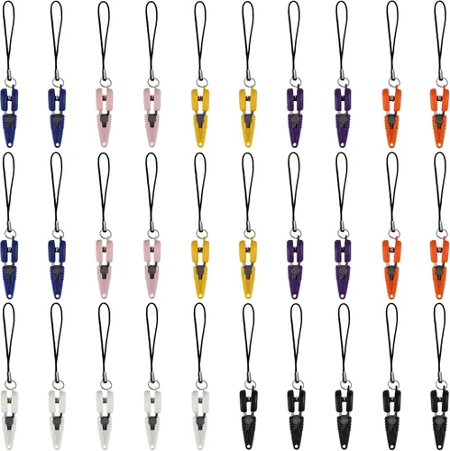 Miniatura 23 de JubileeYarn Itty Bitty Snippy - Tijeras de llavero portátiles compatibles con la TSA, color blanco, 1 par