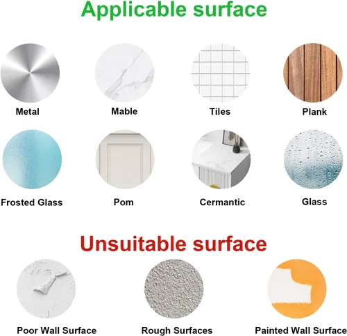 Miniatura 9 de Ganchos de pared de acero inoxidable dorado, ganchos autoadhesivos resistentes para abrigos, toallas, batas, sombreros, delantales – Sin perforación