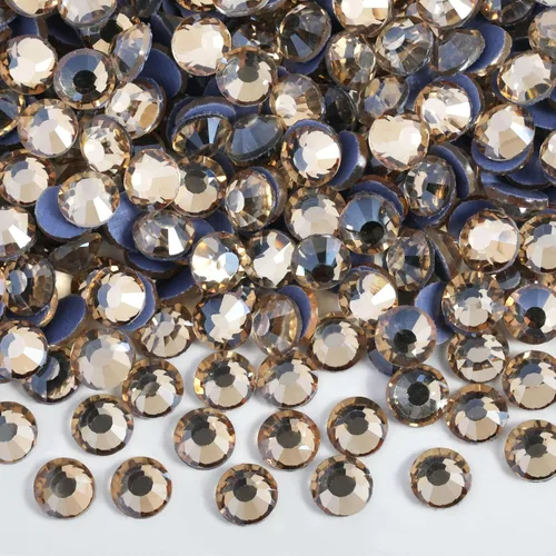 Miniatura 22 de 6000 diamantes de imitación termoadhesivos a granel, diamantes de imitación azules para ropa de manualidades, cristales termoadhesivos para Zafiro