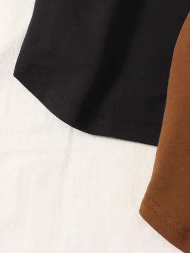Miniatura 4 de Verdusa Pantalones cortos de descanso de 3 piezas con cordón y bolsillo para niña