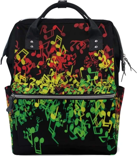 Miniatura 20 de Bolsa de pañales para bebés de gran capacidad, estilista de peluquería, tijeras de impresión duradera multifunción mochila de viaje, Alien Planeta