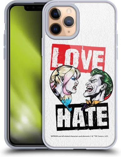 Miniatura 27 de Head Case Designs Funda de gel suave con licencia oficial de Batman DC Comics Love Hate Joker Harley Quinn Graphics [protección de grado militar]