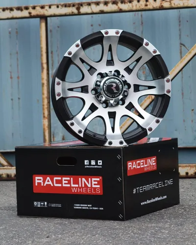 Miniatura 3 de Raceline Wheels 982 RAPTOR - Espejo de rueda color negro, 17 x 9 pulgadas, 6 x 139.7, patrón de perno de 0.000 in de compensación/(5 pulgadas B/S) 8
