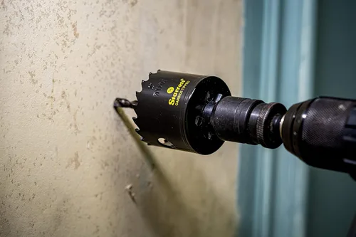 Miniatura 7 de Starrett Sierra perforadora con punta de carburo con acabado de superficie de alta calidad, ideal para madera, PVC y fibra de vidrio, 3 dientes por