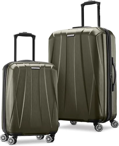 Miniatura 21 de Samsonite Centric 2 Set de maletas rígidas expandibles con ruedas giratorias dobles, Azul Caribe, Juego de 2 piezas (equipaje de mano/grande)
