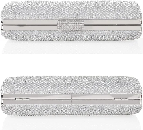 Miniatura 4 de Venoline Bolsos de noche de cristal para mujer con diamantes de imitación para mujer