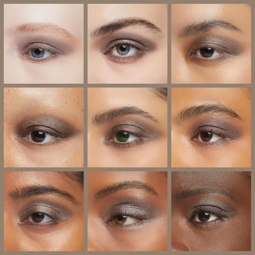Miniatura 4 de Sombra de ojos en polvo prensado mate, pigmento profundo, brillo de lujo, sombras de ojos negras, sin talco ni parabenos, vegano, sin pruebas