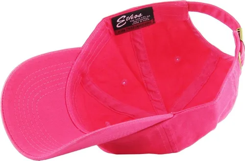 Miniatura 45 de KBETHOS® Gorra de béisbol de algodón ajustable de algodón con corona baja clásica