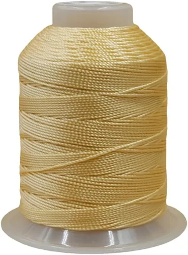 Cuerda de seda torcida de poliéster de 0.039 in, 240 yardas, hilo de 3 capas para manualidades, macramé, colgantes, joyas, pulseras de la amistad,