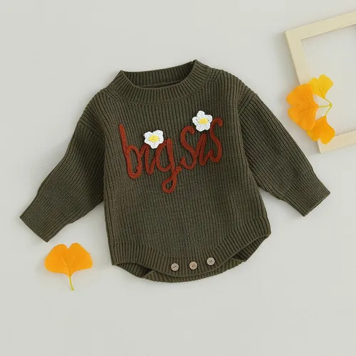 Miniatura 3 de YINGISFITM Trajes a juego para hermanos para bebé, niña, niño, suéter de burbujas, mameluco, camisasudadera, ropa de otoño e invierno