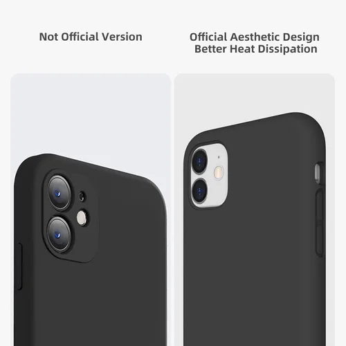 Miniatura 3 de Funda de silicona líquida compatible con iPhone 11 (6.1 pulgadas), cubierta de goma de gel de protección completa con forro de microfibra suave
